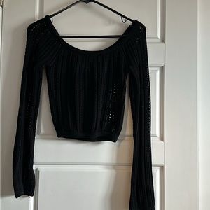 Open knit women’s shrug